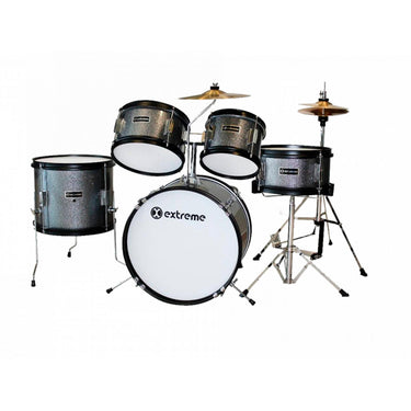 Bateria Extreme Junior Plata Aro Negro, Exbt023